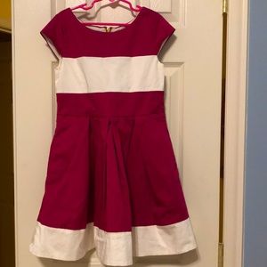 Beautiful Kate spade pink and white dress